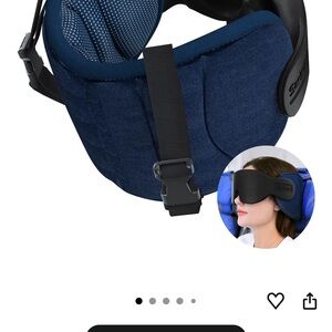 Sarisun Travel pillow / eye mask combo - Navy Blue